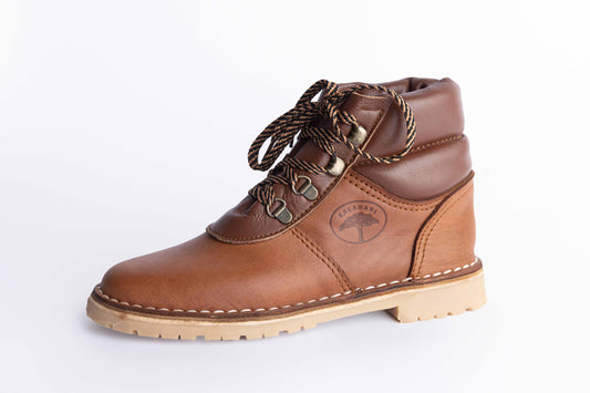 Leather vellie hiking boot for women