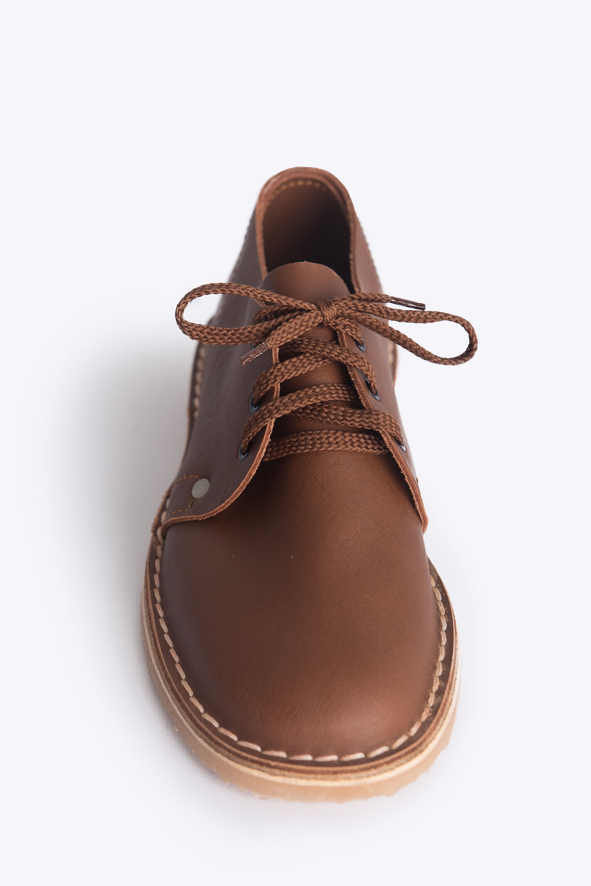 mens velskoen with double stitching