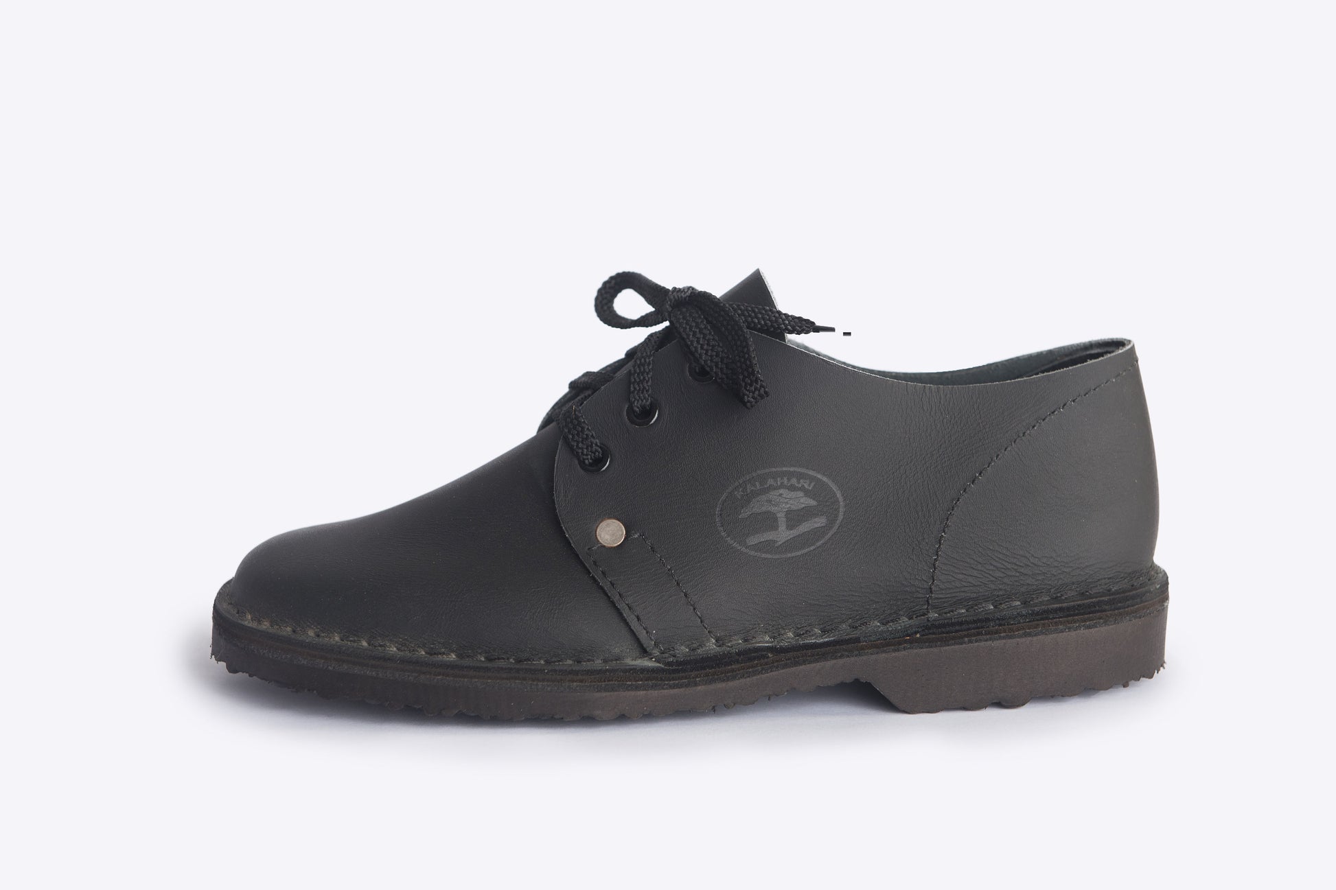 black genuine leather school shoe for sale