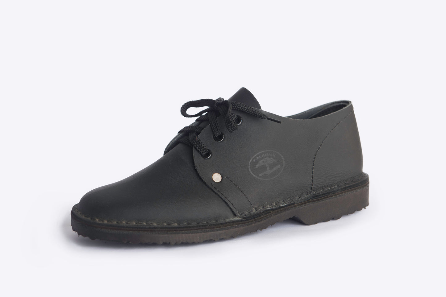 black leather vellie school shoe